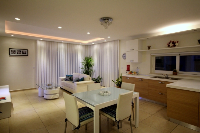 Apartment 1: Spacious living area - luxury living